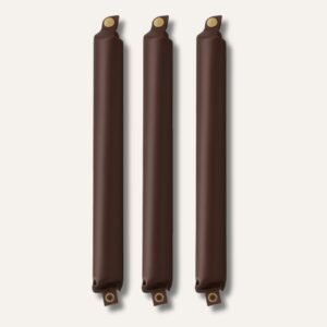 Brown Satin Pillow Hair Rollers