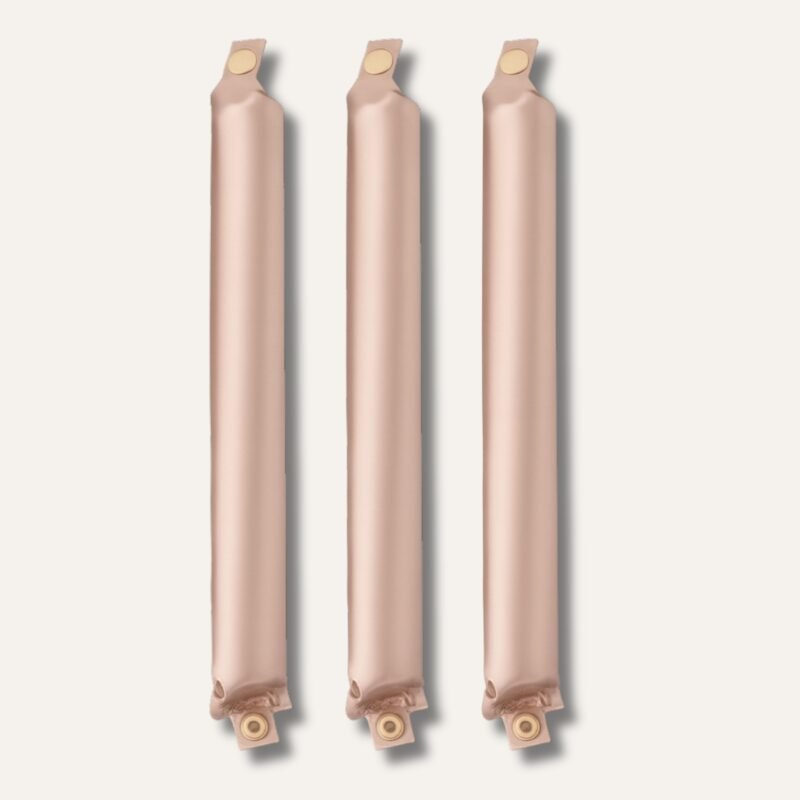 Champagne Satin Pillow Hair Rollers