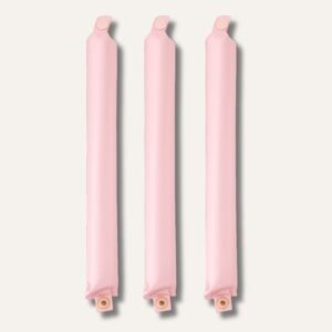 Pink Satin Pillow Hair Rollers