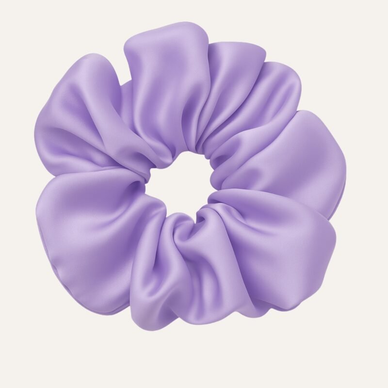 Light Purple Oversized Satin Scrunchie​