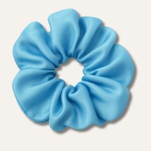 Sky Bue XL Big Satin Scrunchies​