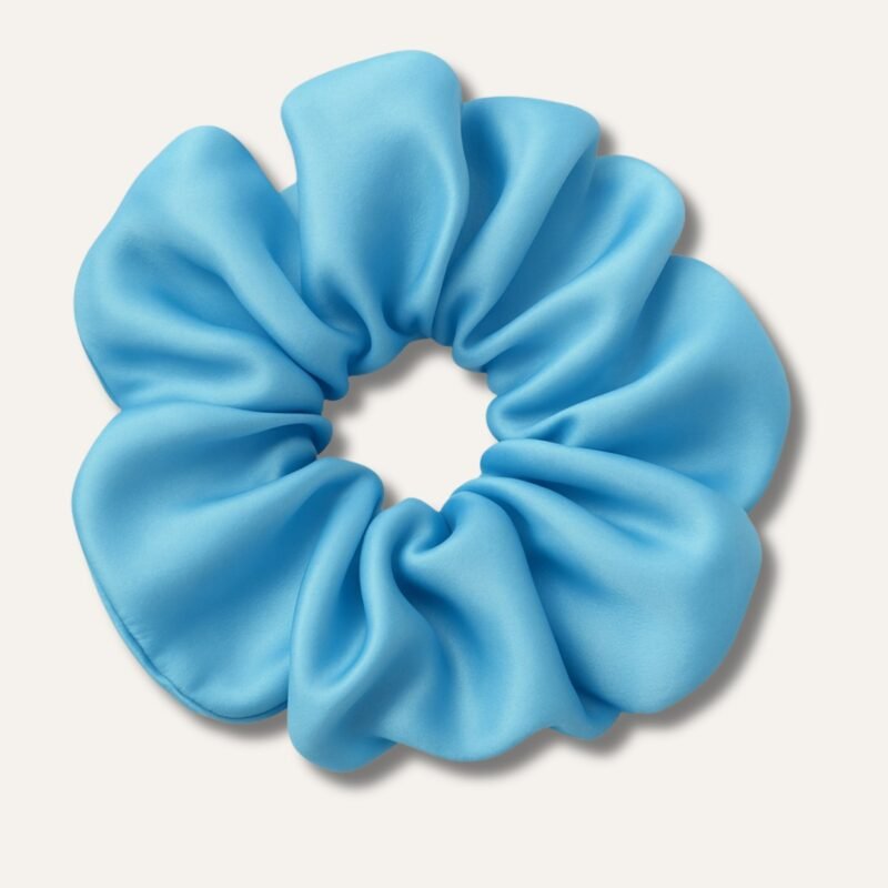 Sky Bue XL Big Satin Scrunchies​