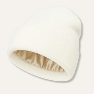 White Satin Lined Winter Hats